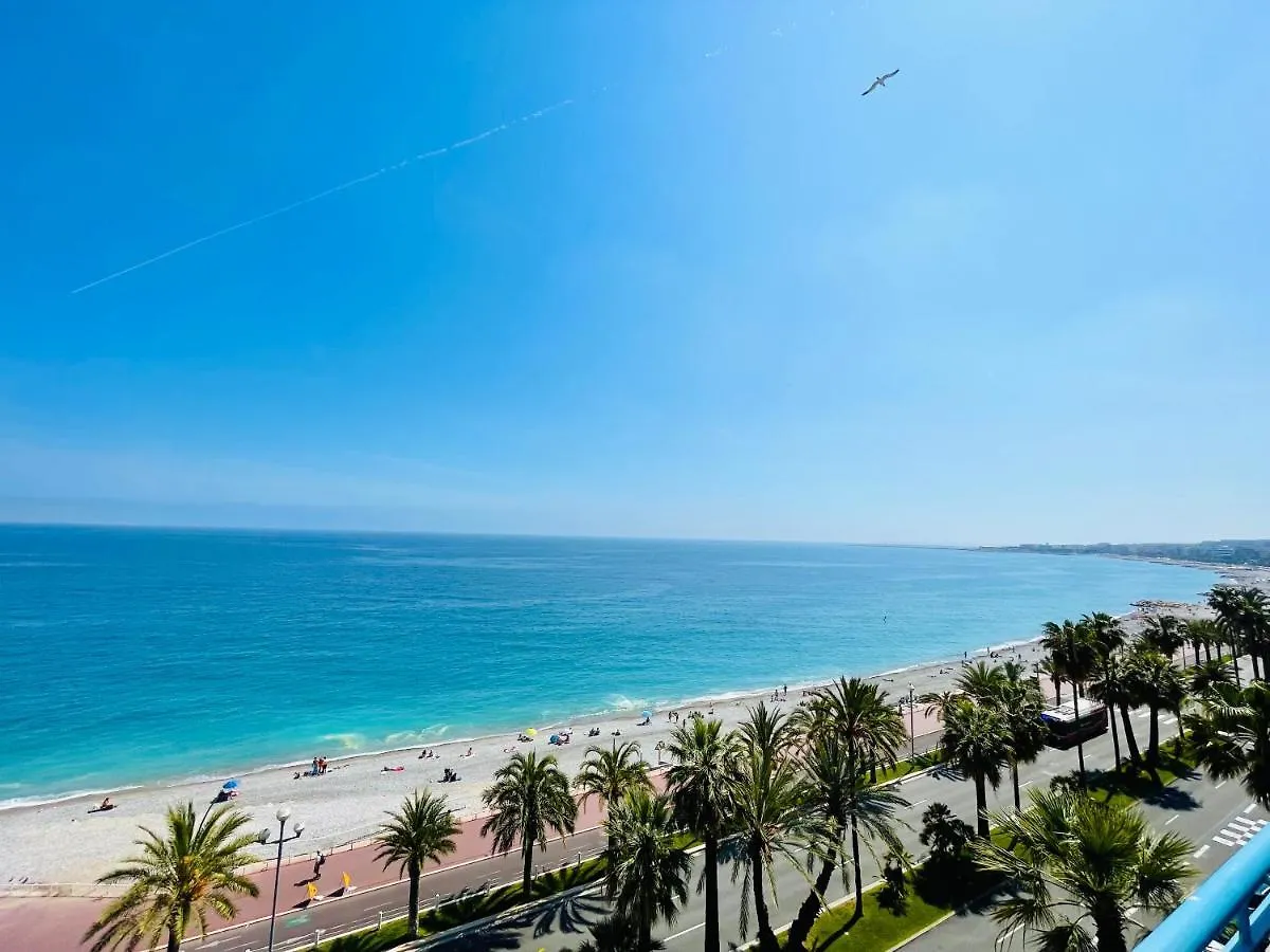 Sea View Top Floor - Promenade Des Anglais Nice 0*,  France